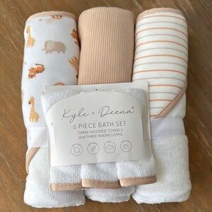 Kyle + Deena 6 Piece Bath Set with Animal Prints